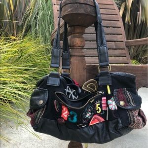 DESIGUAL Embroidered Patchwork Handbag